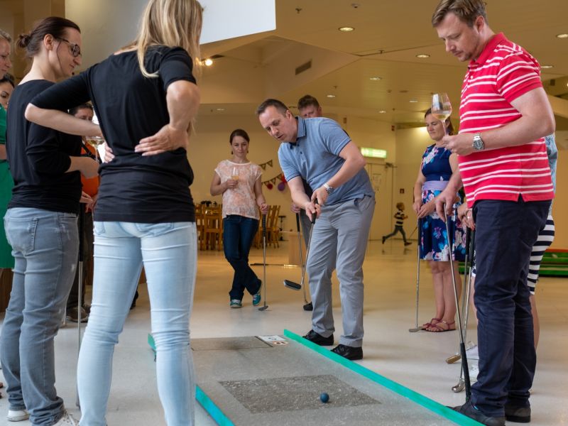 minigolf - indoorová aktivita pro firmy